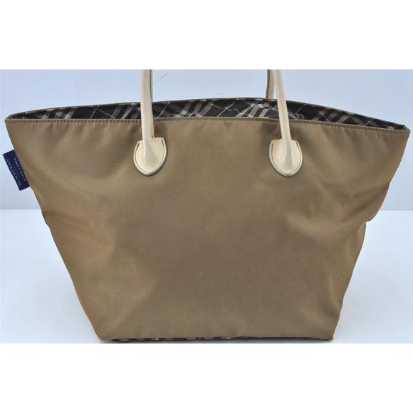 Auth Burberry Blue Label Check Tote Bag #74388B10B - Picture 2 of 15